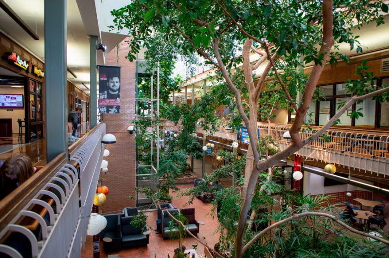 Inside the University Center 