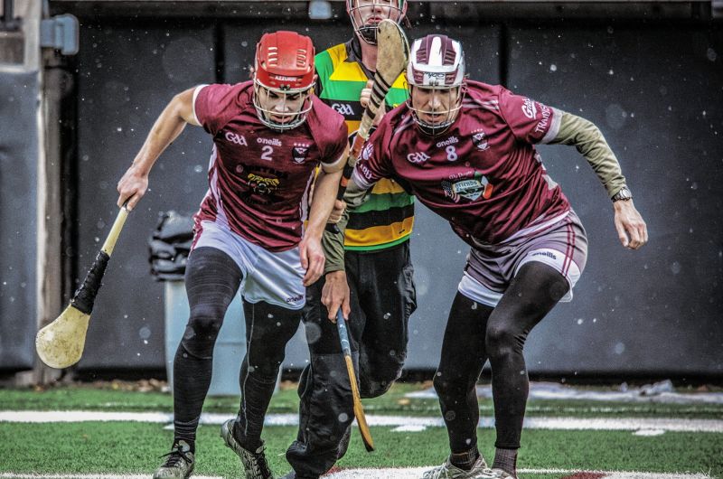 Grizzly Hurling playing a match