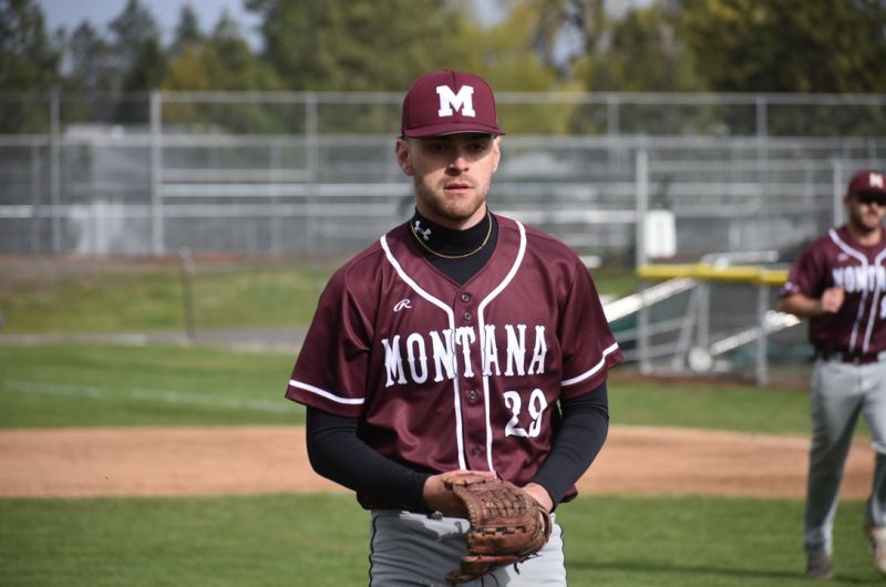 Griz Baseball Pitcher