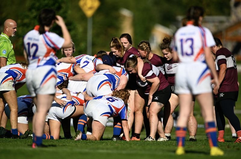 Griz Women's Rugby Scrum