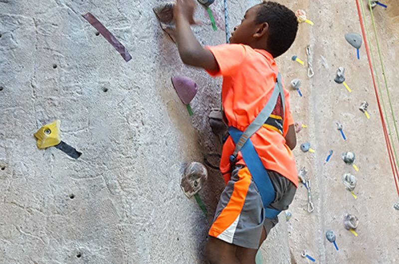  Rock climbing