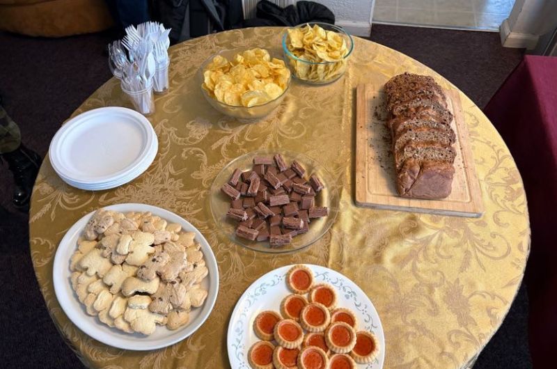 Table of Irish treats and dishes