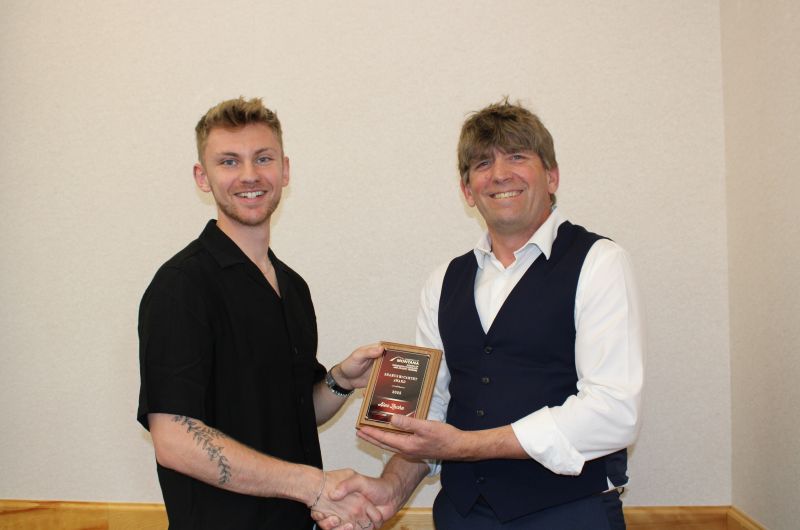 Alex Zache (pictured) was the recipient of the Shamus McCarthy Award (2025)