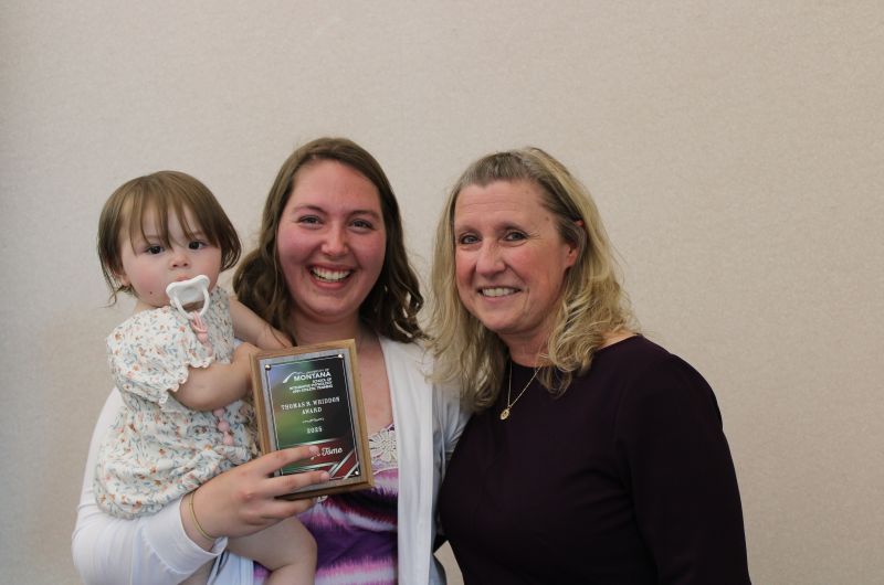 Ashtyn Tome (pictured) was the recipient of IPAT's Thomas Whiddon Award (2025)