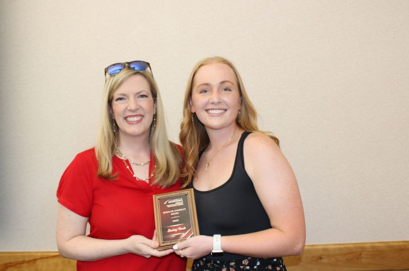 Bailey Cook (pictured) was one of the two Hertler-Stoodley Award Recipients in 2025