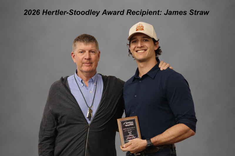 James Straw (pictured) was one of the two award recipients for IPAT's Hertler-Stoodley award (2025)