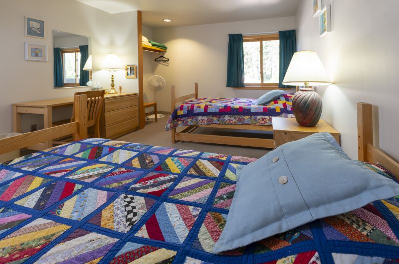 lodge room with two beds