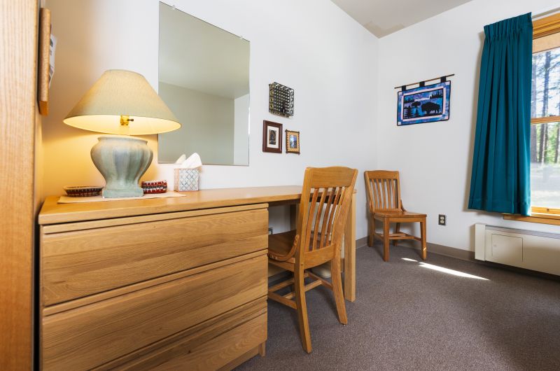Desk in Lodge bedroom