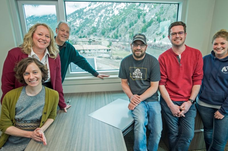 Members of the Montana Osprey Nest project with Dean Shannon O'Brien