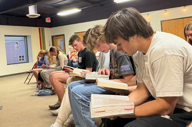 Revive Church Students Reading