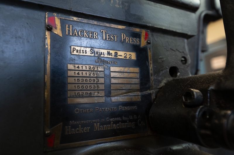 Patent part of the letter press
