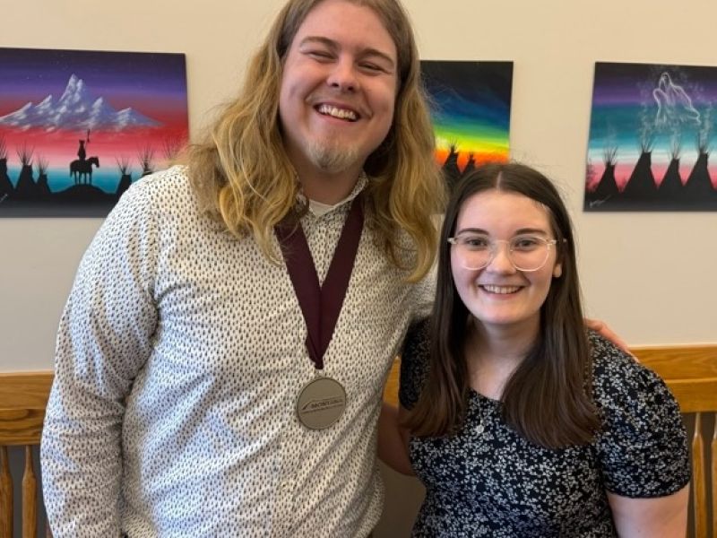 Noah Paulson and Sarah Sweezy