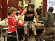 Ostertag with patient