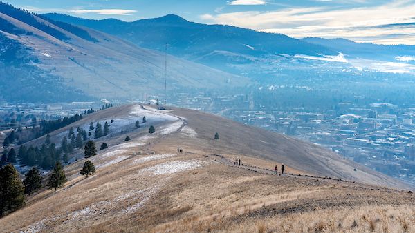 view of Missoula from Waterworks Hill