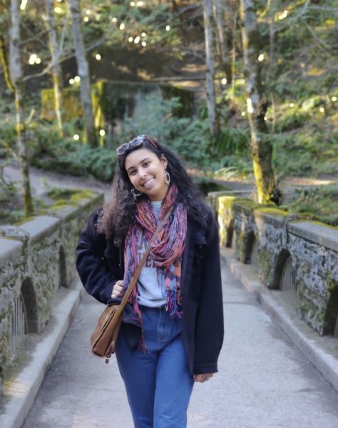 Jaida Lilly standing on a bridge outside smiling