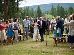 Wedding at Lubrecht
