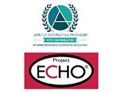 Jointly Accredited and Project ECHO logos