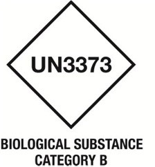 Category B shipping label