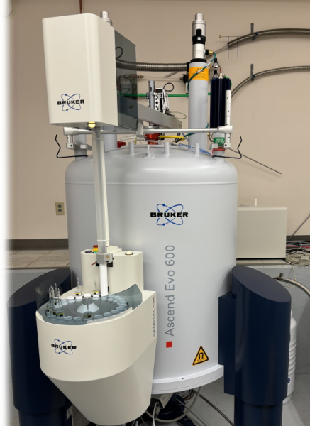 Picture of the magnetic resonance machine a large tank with centrifuge attached.