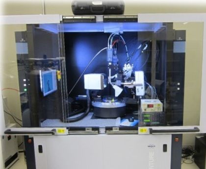 Large hood with equipment on the inside.