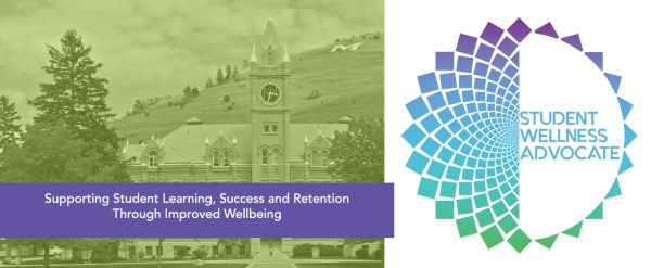student wellness advocate logo and image