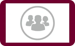 icon of three people