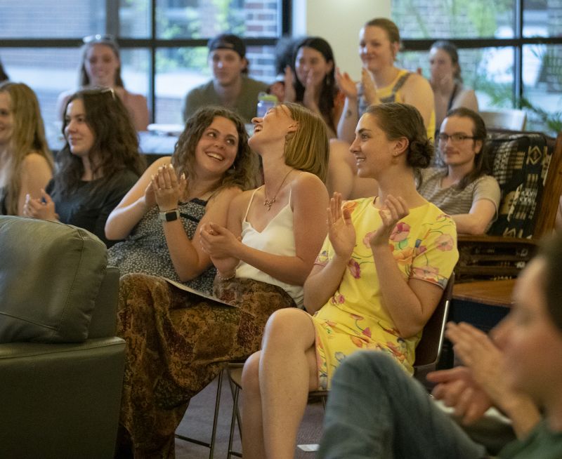 Audience at symposium 