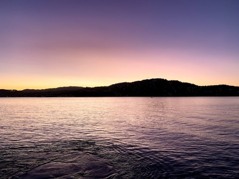 Sunset in New Zealand