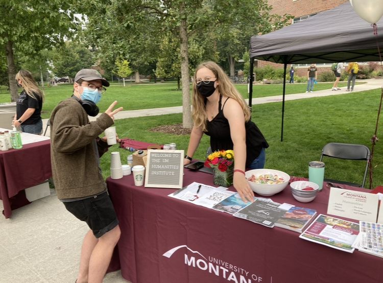 Tabling at the Welcome Feast