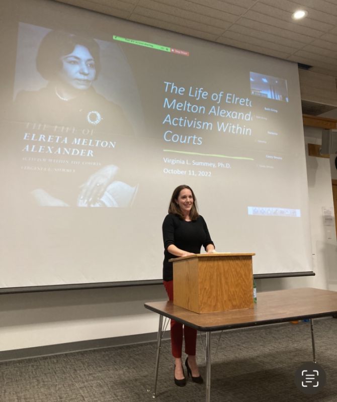 Lecture by Virginia Summey