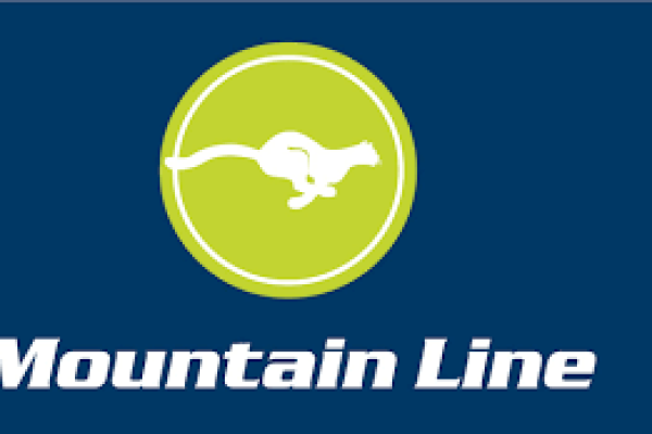 Mountain line logo: silhouette of a Mountain lion