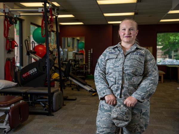 Kennedy in PT clinic