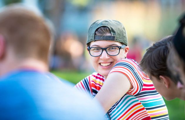 Students at Orientation