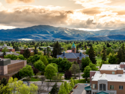 image of campus from Mt. Sentinel