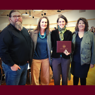 Four faculty members