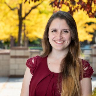 Image of Sally smiling, she's your on campus and transfer admissions counselor