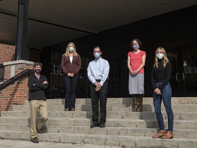Photo of pediatric research team