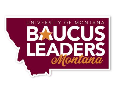 The logo for Baucus Leaders Montana 