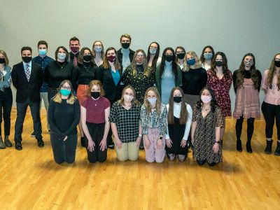 A group picture of the 2020-21 class of Advocates at UM.