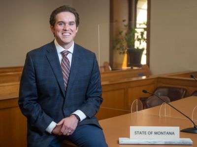 A picture of Brandon Zeak in a Missoula courtroom.