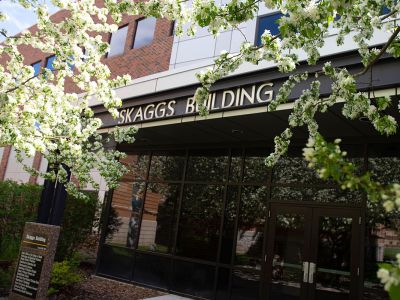 A picture of the Skaggs Building