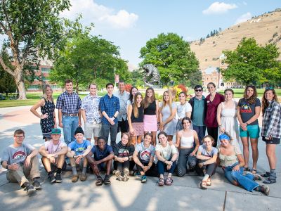Group photo of students in program.