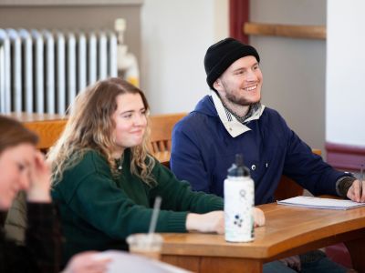 Students in a UM classroom 