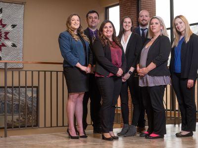 These law students and their coach won the right tA picture of UM’s American Bar Association Negotiation Team.