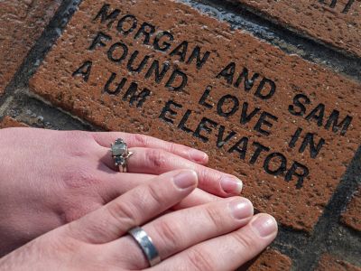 Picture of engraved brick