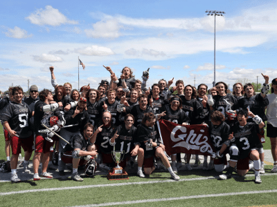 A picture of the Griz lacrosse team. 