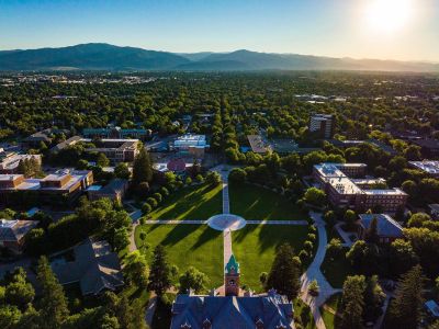 A photo of the UM campus. 
