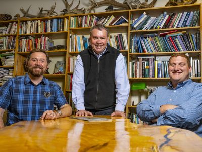 Photo of Jon McRoberts, Joshua Millspaugh and Jonathan Karlen
