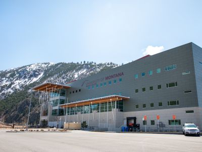 Missoula College with Mount Sentinel