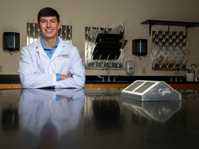An image of Nano Stiffarm, a UM Doctor of Pharmacy and MBA student. 